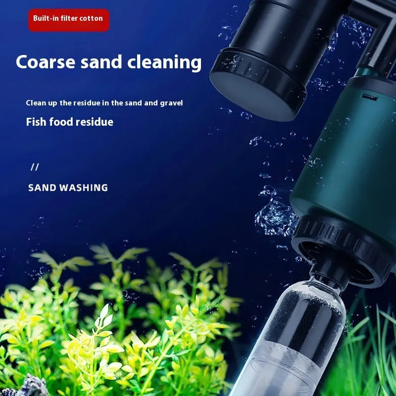 Electric fish tank water exchange manure suction pump, plastic, 30W 36W options