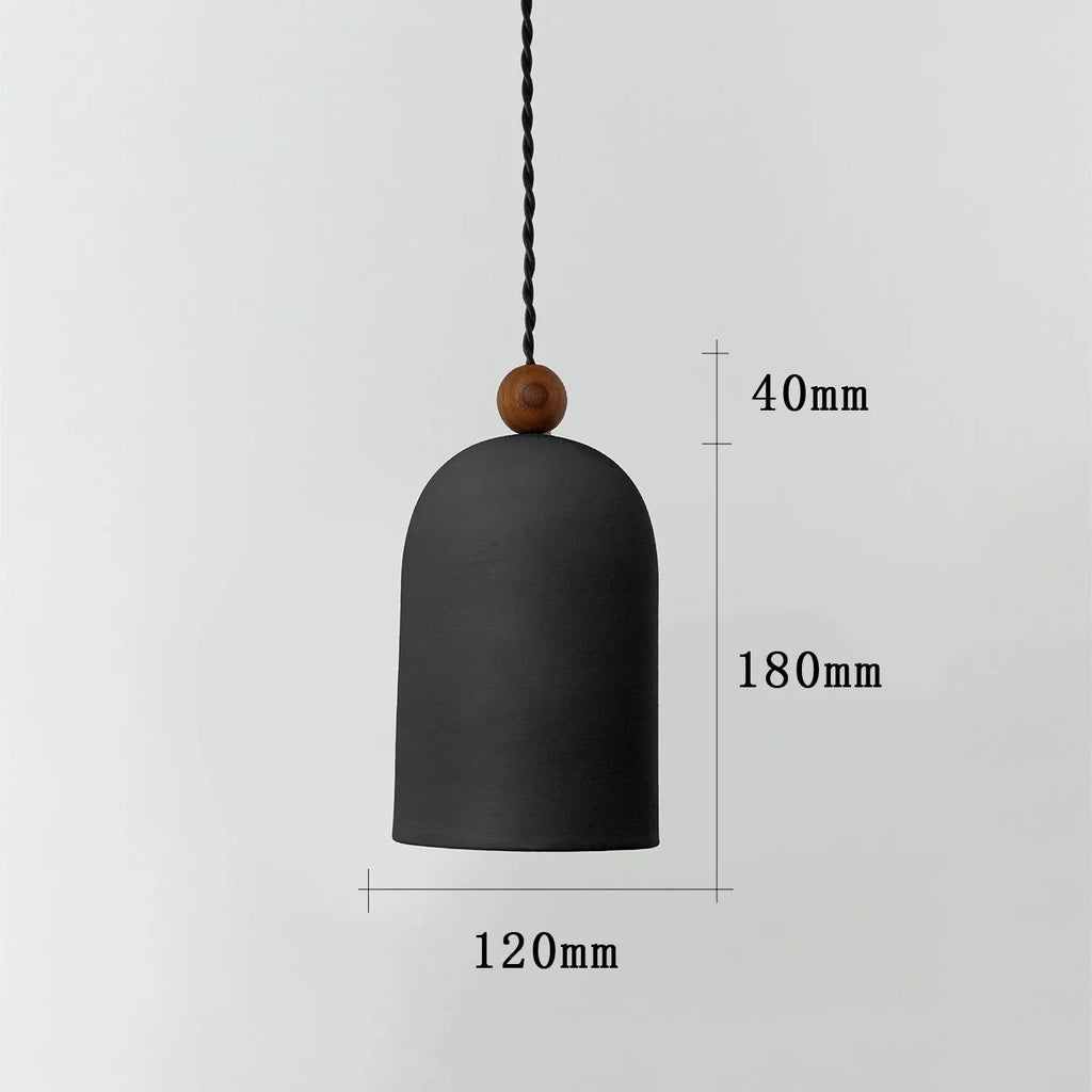 Japanese Zen ball light in black as wall lamp with 350-degree rotation for hallway