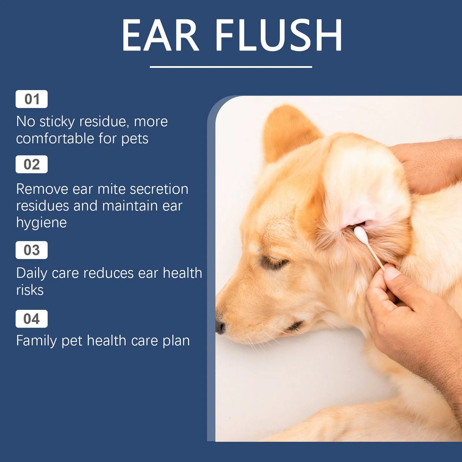 100ml bottle of cat and dog veterinary ear cleaning liquid