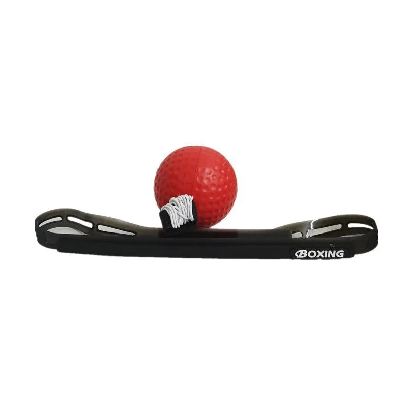 Silicone headband boxing ball with red PU foam ball for fitness and self-defence training