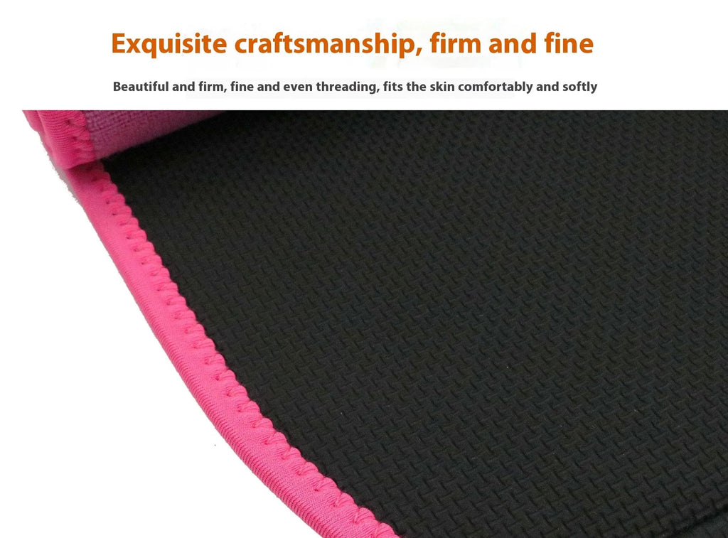 Neoprene lumbar support belt for fitness and running in black, blue or pink colours