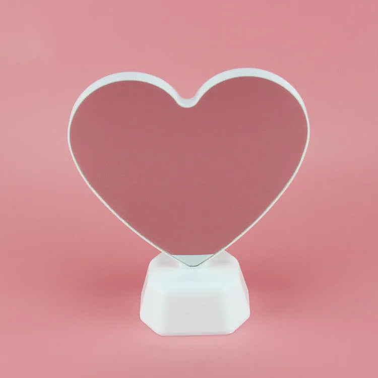LED double-sided love tunnel light with rose red illumination measuring 16x7x19cm