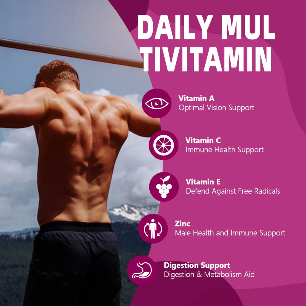 Multivitamin gummies bottle with 60 gummies per bottle for OEM ODM private label supplement supply