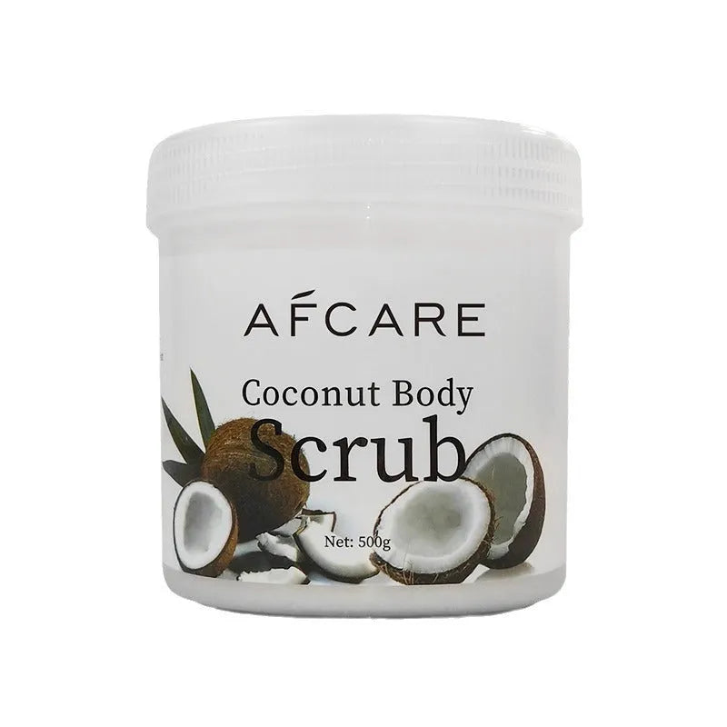 Coconut facial scrub body cream 350g jar for soft hydrated skin general skin type