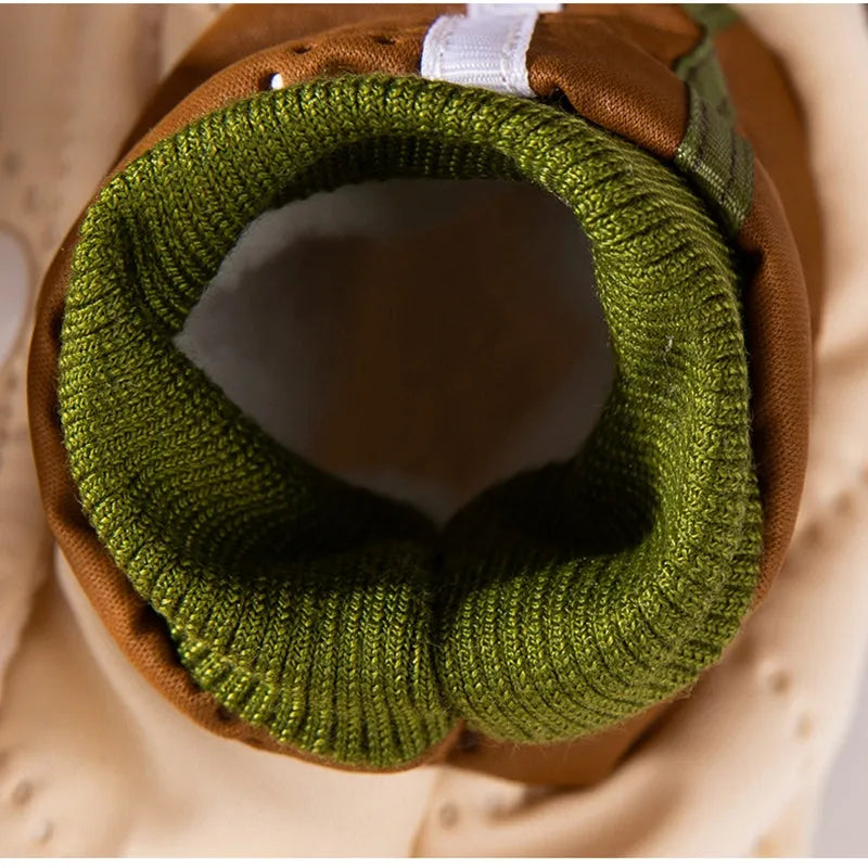 Warm thick Maillard four-legged cotton pet coat for small dogs and cats in green