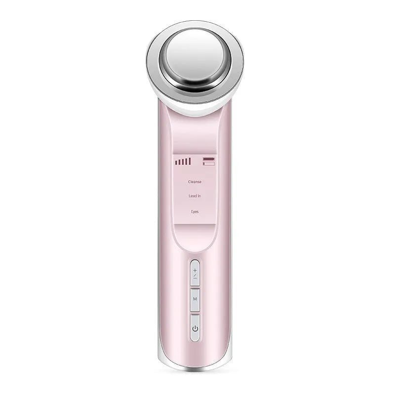 Pink or white facial mask instrument, USB rechargeable, 168x46x45mm, 120g