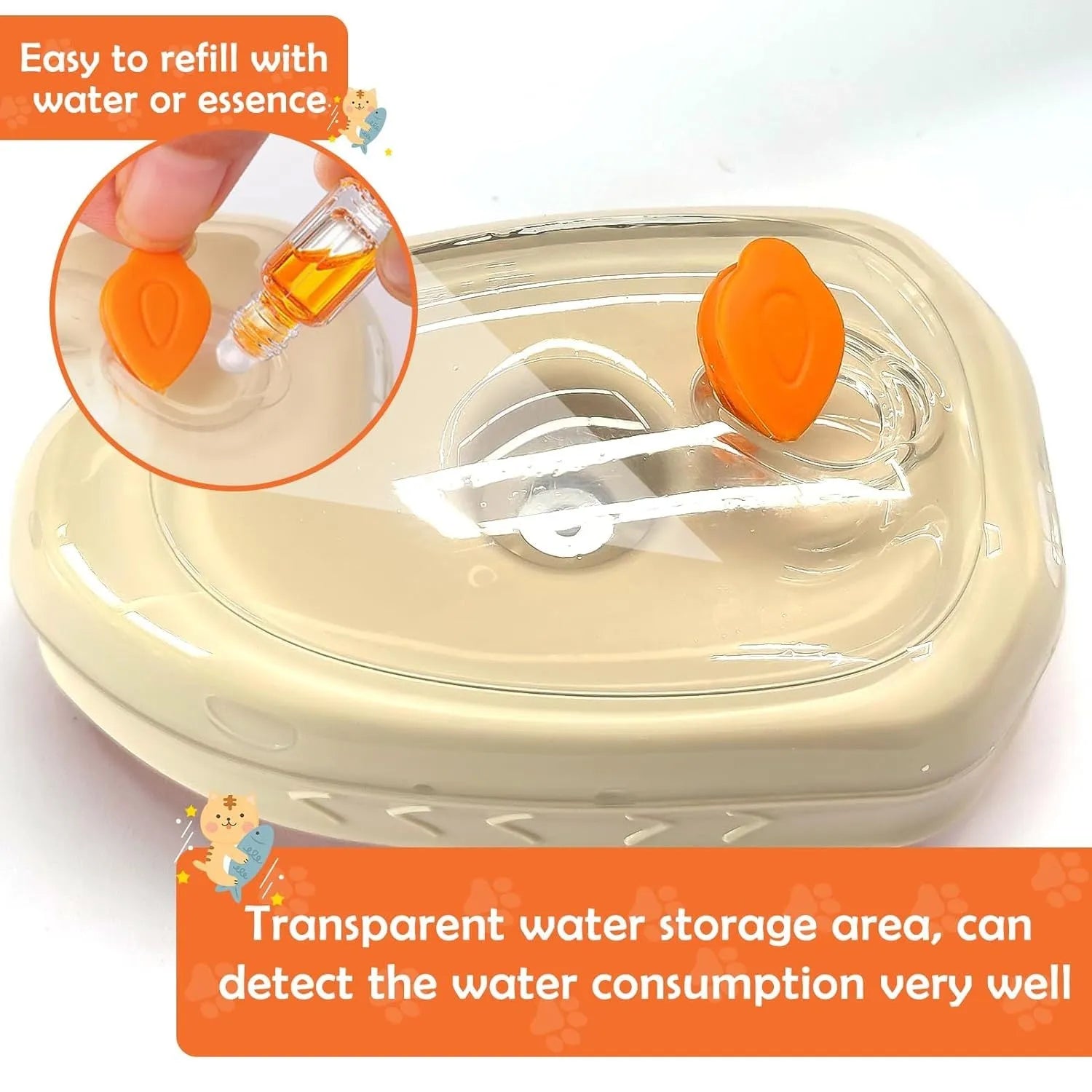Yellow cat steam brush with silicone head and ringworm detector lamp for pet grooming