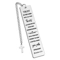 Stainless steel Family Bible Verse bookmark in CFS5170 colour with European style design