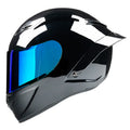 Tails Cool All Over Electric Helmet in subblack transparent finish with ABS shell, side view