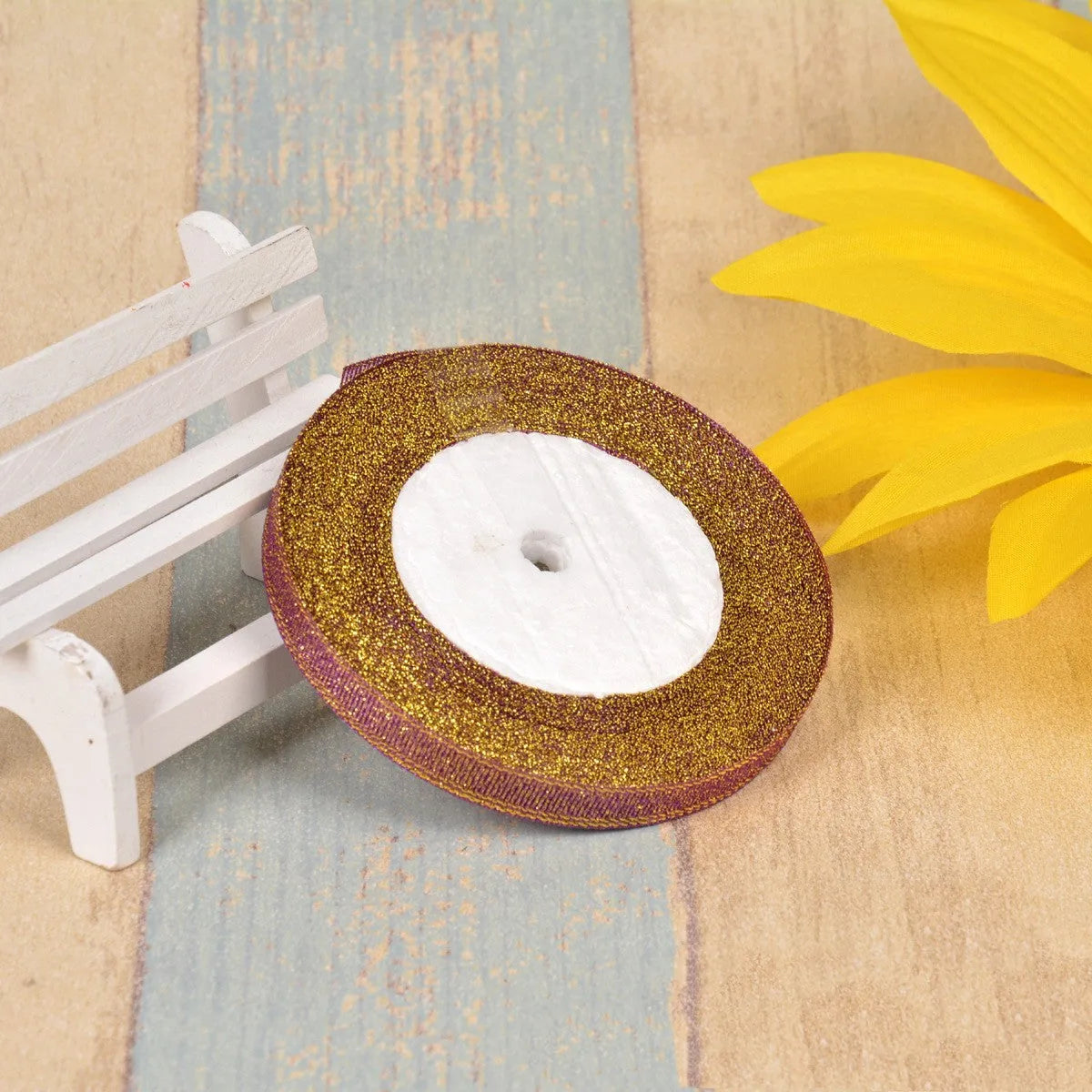 3 points width polyester decorative ribbon with green onion belt texture in multiple colour options
