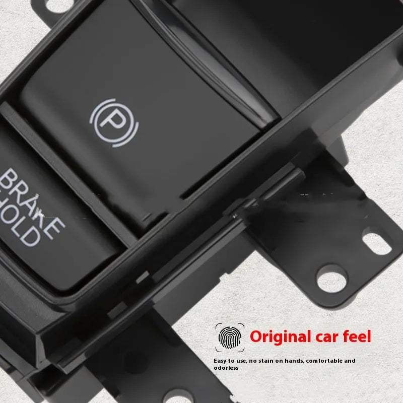 Black ABS PC handbrake press button switch for Honda XRV part number 35355-T7A-J01
