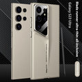 Ultra thin skin feel phone case for Samsung, matte finish PC, black colour, side view