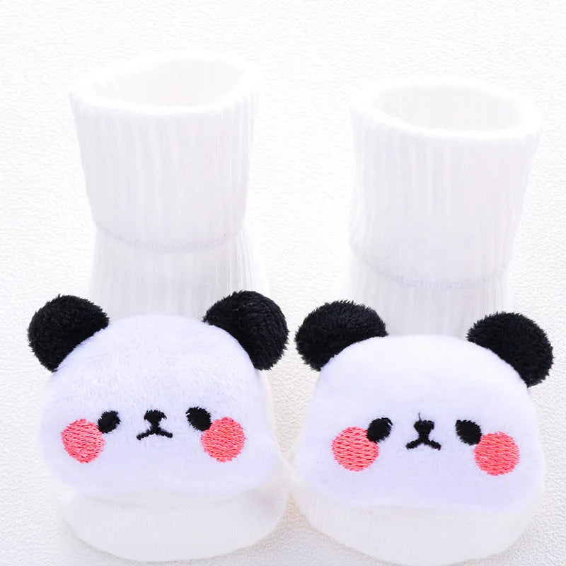 Baby socks in cotton with breathable sweat-absorbing features, available in multiple colours and XS S M sizes for infants