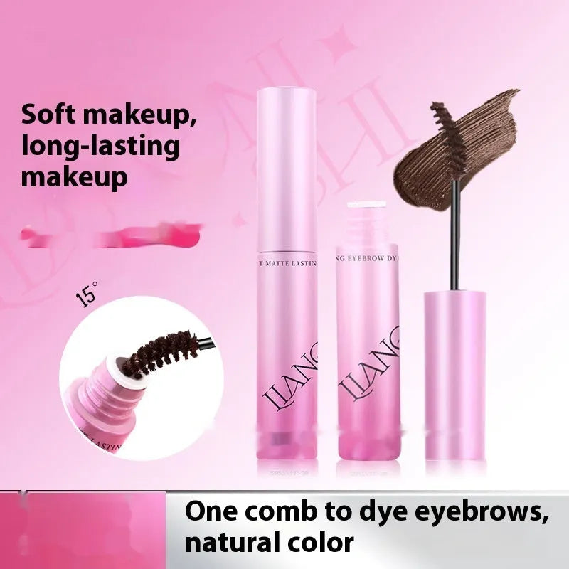 Pot of Velvet Fog eyebrow cream in one of four shades: grey, brown, or black-brown, showing 4.5g net content.