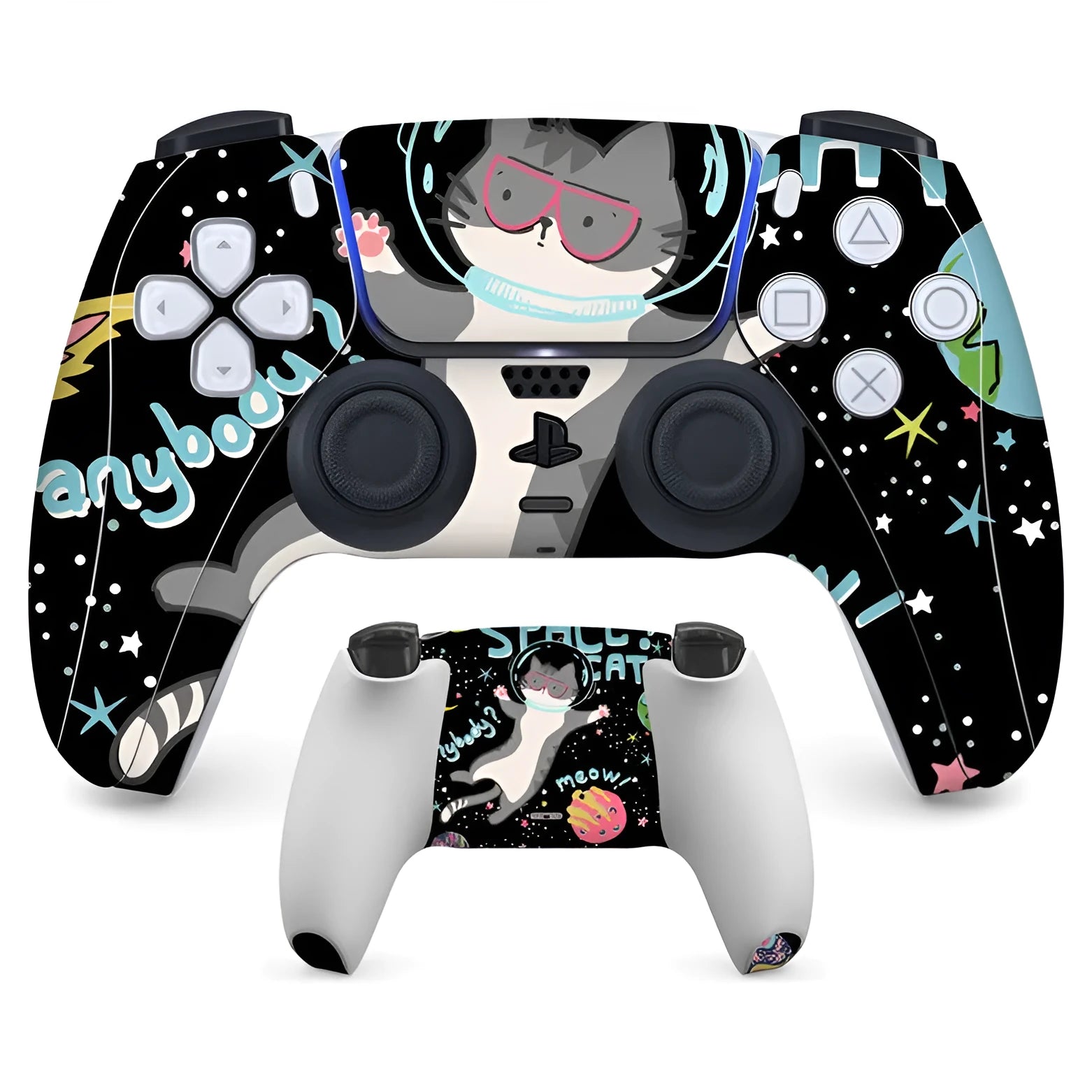 PS5 controller protection skins in eight different designs with micro-frosted texture