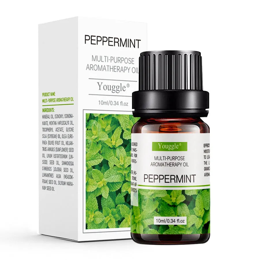 10ml bottle of mint essential oil for humidifier aromatherapy