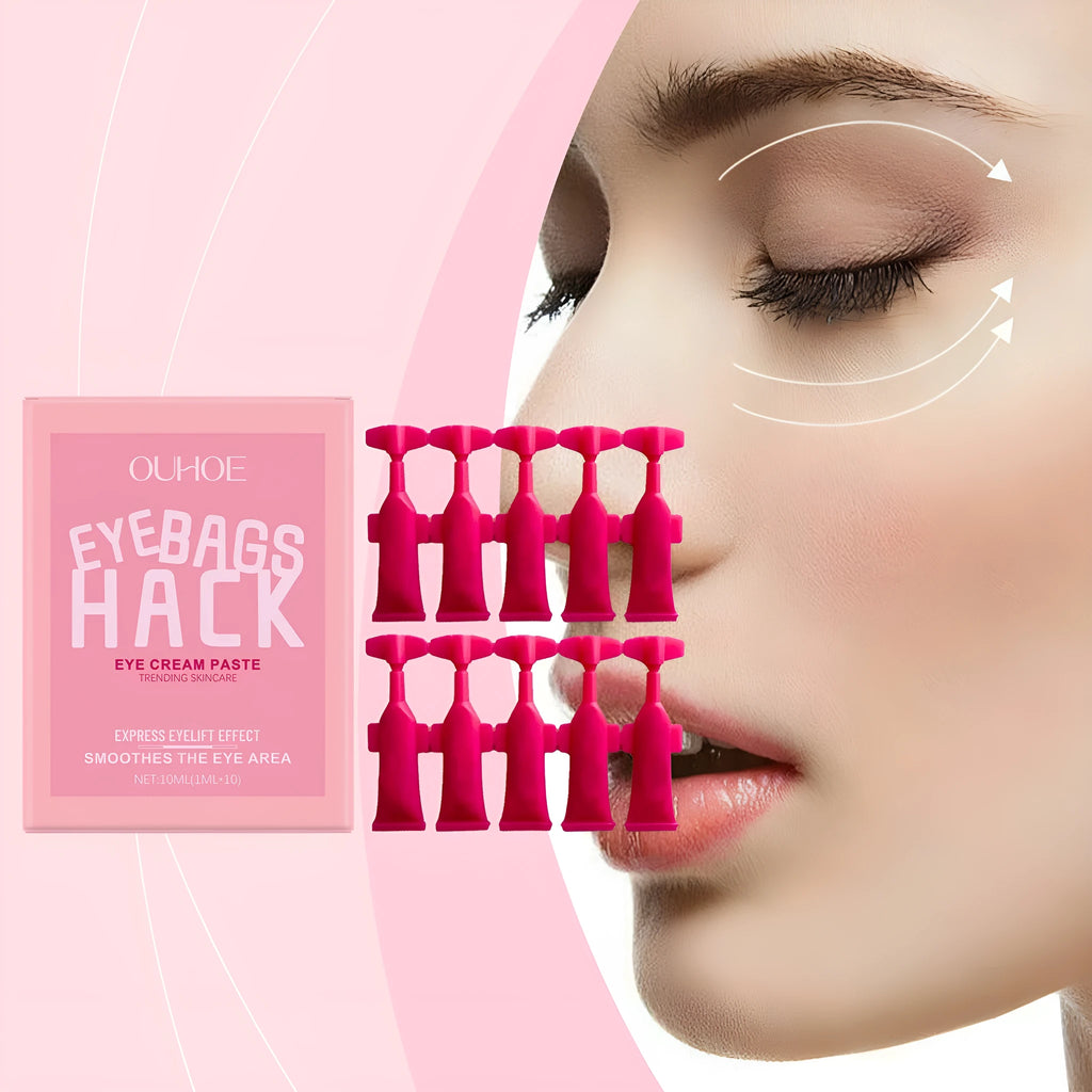 10ML moisturizing eye and neck cream pack with hyaluronic acid, product size 9.5x6cm