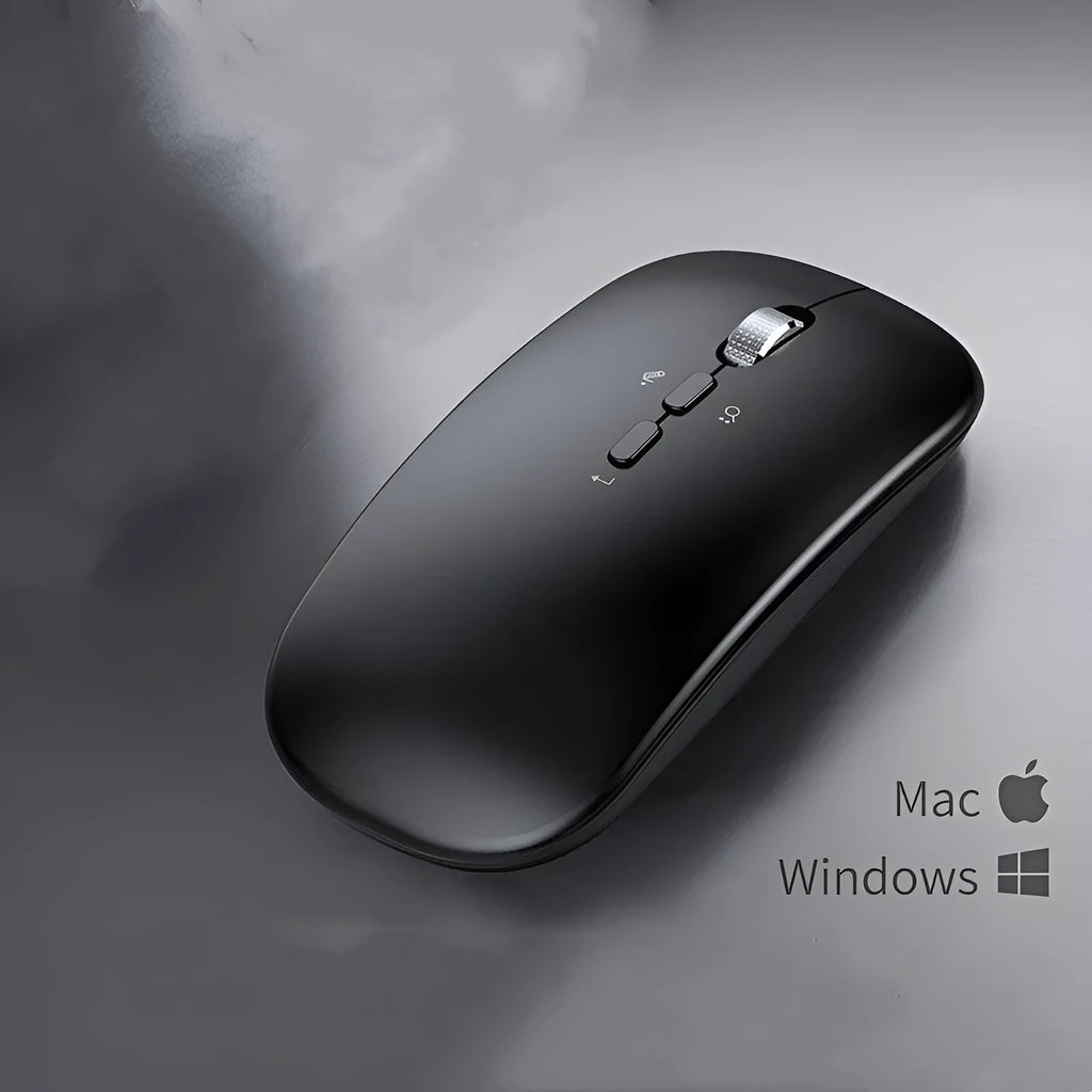 AI intelligent voice translation wireless charging mouse in gold with 2.4GHz and 2000DPI optical sensor