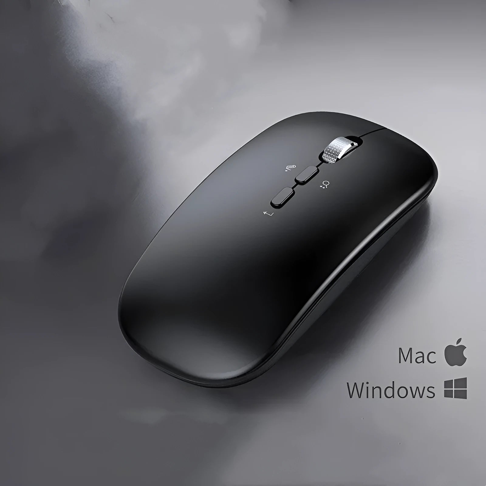AI intelligent voice translation wireless charging mouse in gold with 2.4GHz and 2000DPI optical sensor
