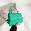 PU commuter underarm bag for women, horizontal rectangle shape with single shoulder strap, available in nine colours
