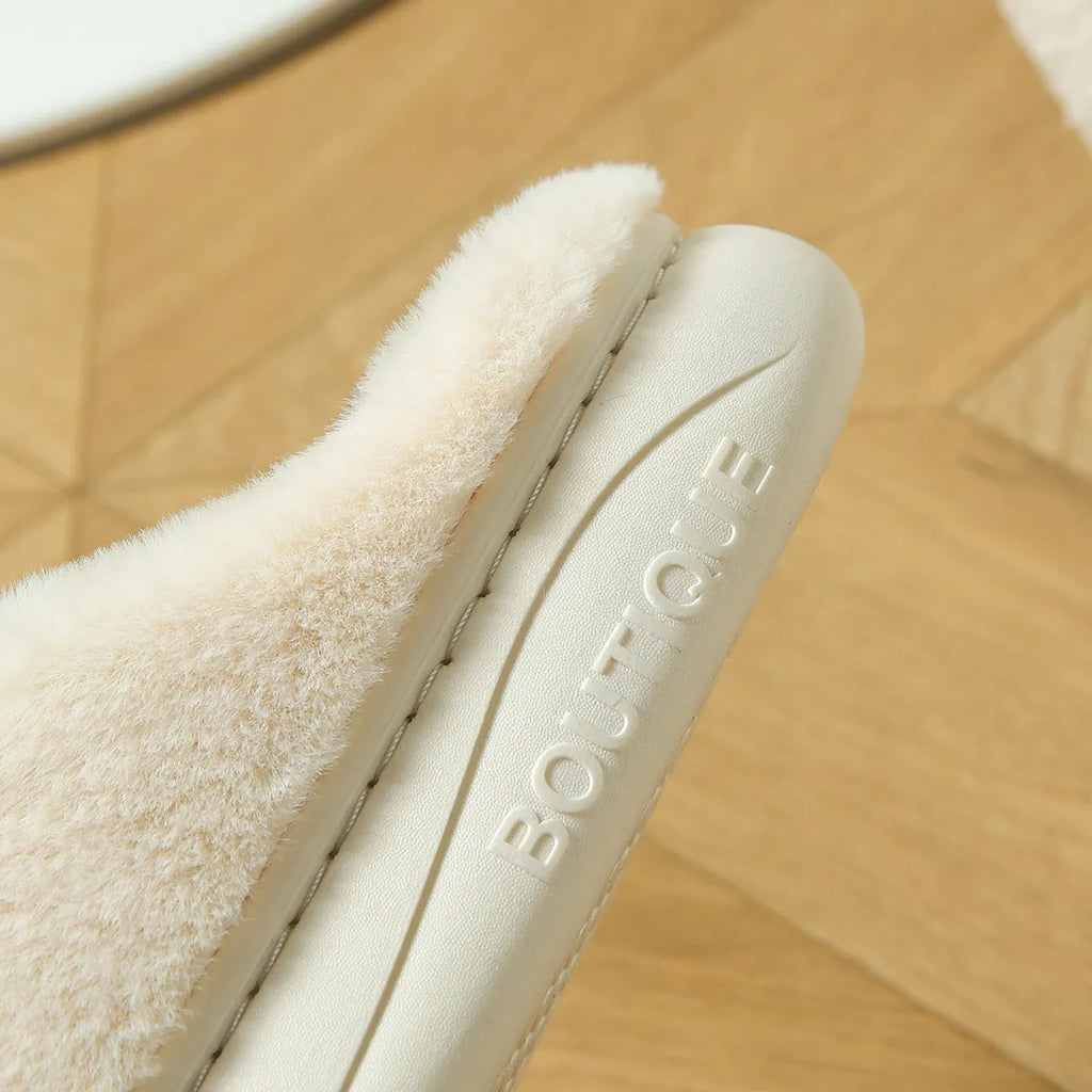 Panda-themed cotton and linen toe ring slippers with non-slip PVC soles