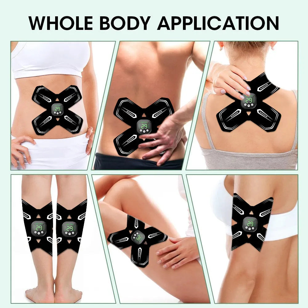 EMS massager cervical vertebra massage pad in white or blue with USB power and remote control or ordinary style options