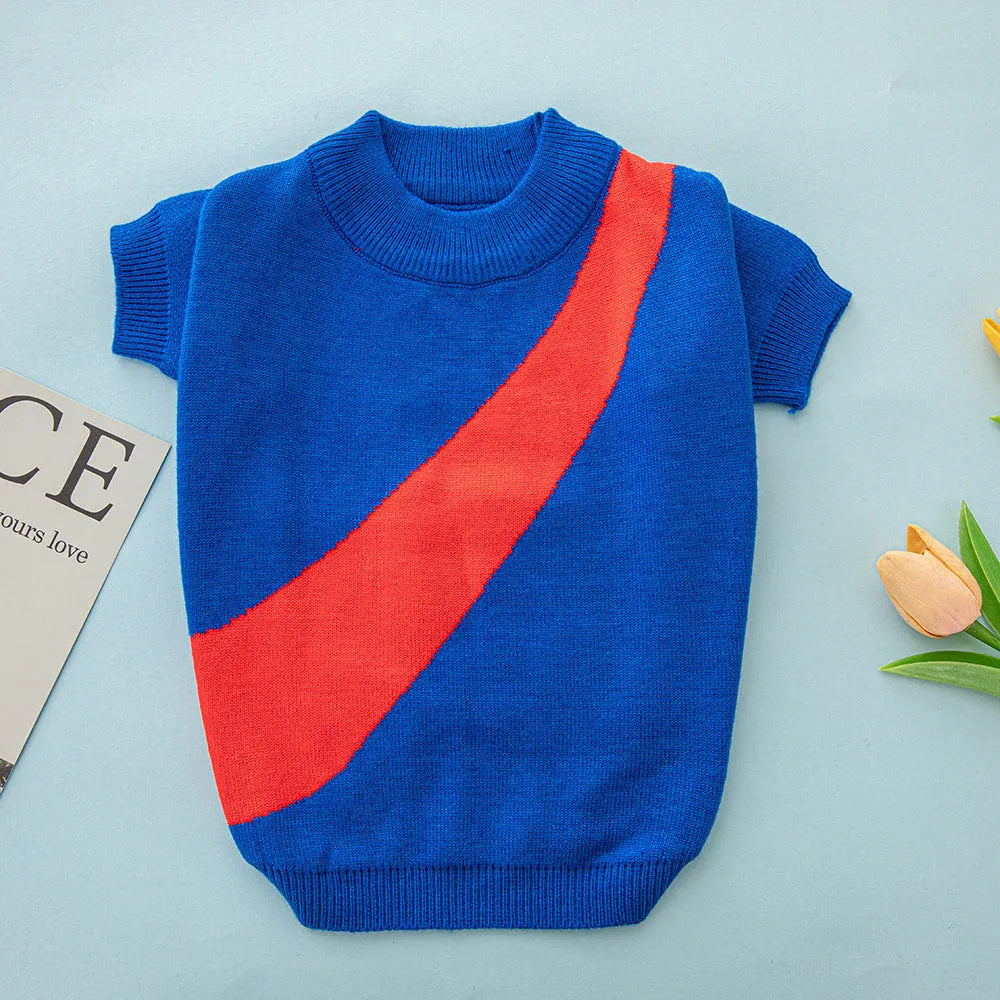 Wool dog sweater for Corgis and Poodles in six colour options, sized XS to XXL.