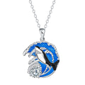 HAILANG women's shark necklace with copper pendant on cross chain, 41-50cm adjustable length