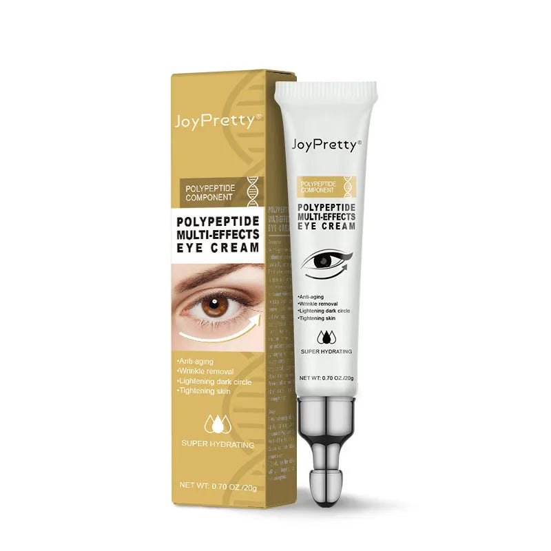 20g peptide anti dark circle eye cream for puffiness and under-eye bags on white background