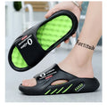 Outdoor massage sports sandals in beige brown with EVA sole and upper, size 40-41