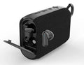 Bluetooth speaker headset two-in-one small square outdoor portable black USB powered