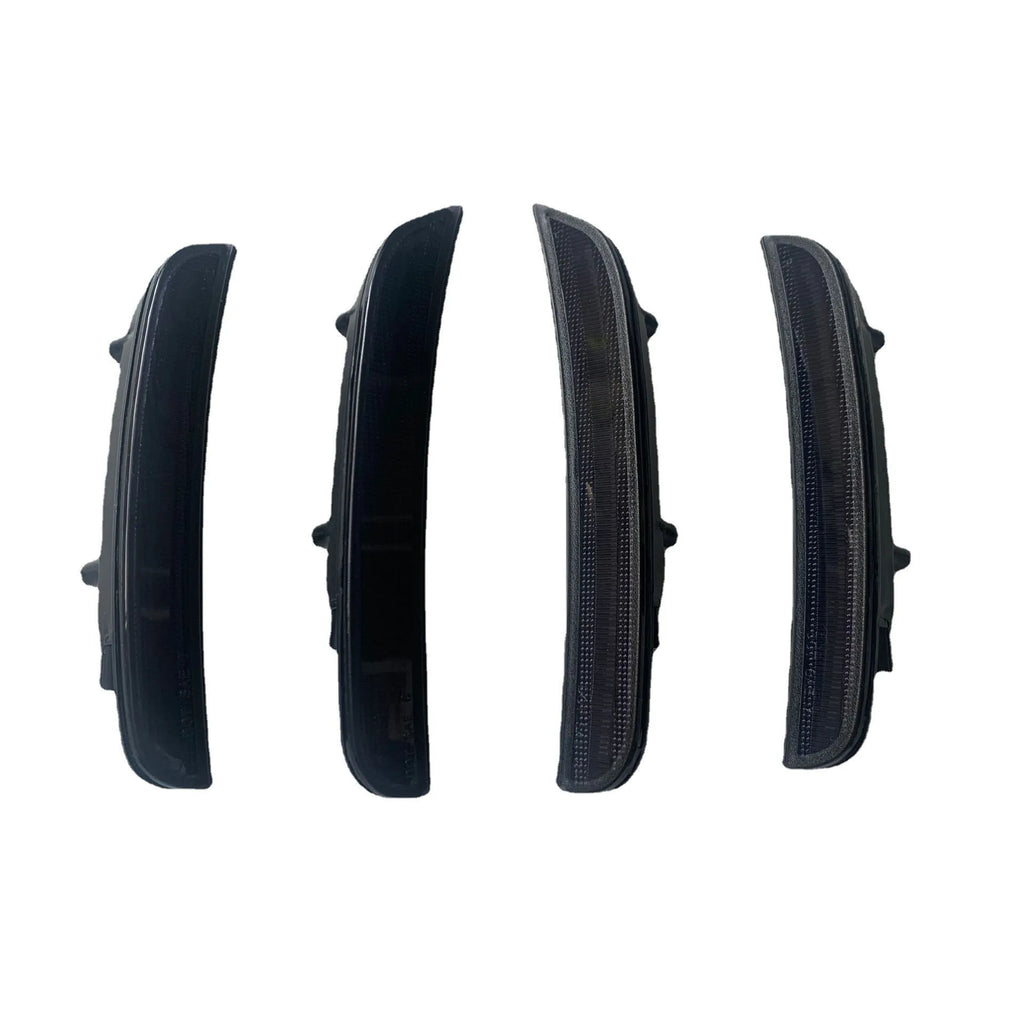 Side turn signal light for Dodge Challenger car, ABS plastic, yellow front and red rear options