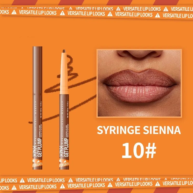 12 colour rotation lip liner set in shades from DUCKING CLEAR to DOUBLE DOSE with 3.5g each