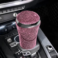 Creative diamond-shaped plastic car ashtray in multi-colour option, 13x8.5x8.5cm size for vehicle interior