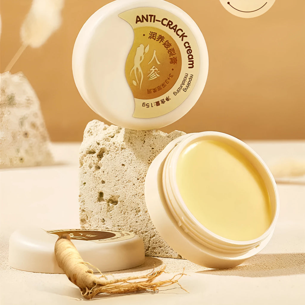 15g ginseng body cream tube for moisturising and softening dry cracked skin, universal use