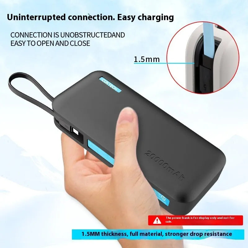 Gray silicone protective cover for cool CP25 20000mAh power bank on white background