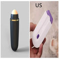 Portable volcanic stone oil absorbing ball in 3x8x2cm size for facial oil control, shown in white, black, and pink colours