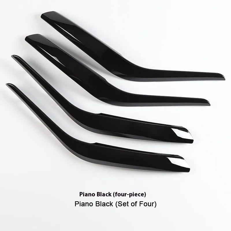 BMW interior carbon fibre pattern black car door handle made of ABS PC for front and rear doors
