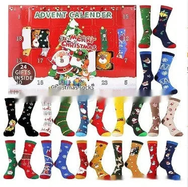 A miniature Christmas socks resin blind box decoration from a set of seven festive designs.