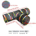 Foldable mesh cat roll cage showing hexagonal, long straight, square, tee, and tent style options