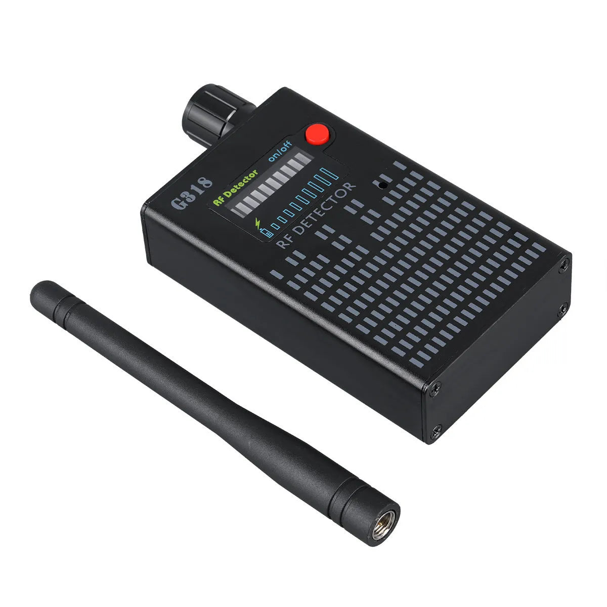 Black G318 aluminium alloy security detector for anti-theft camera detection