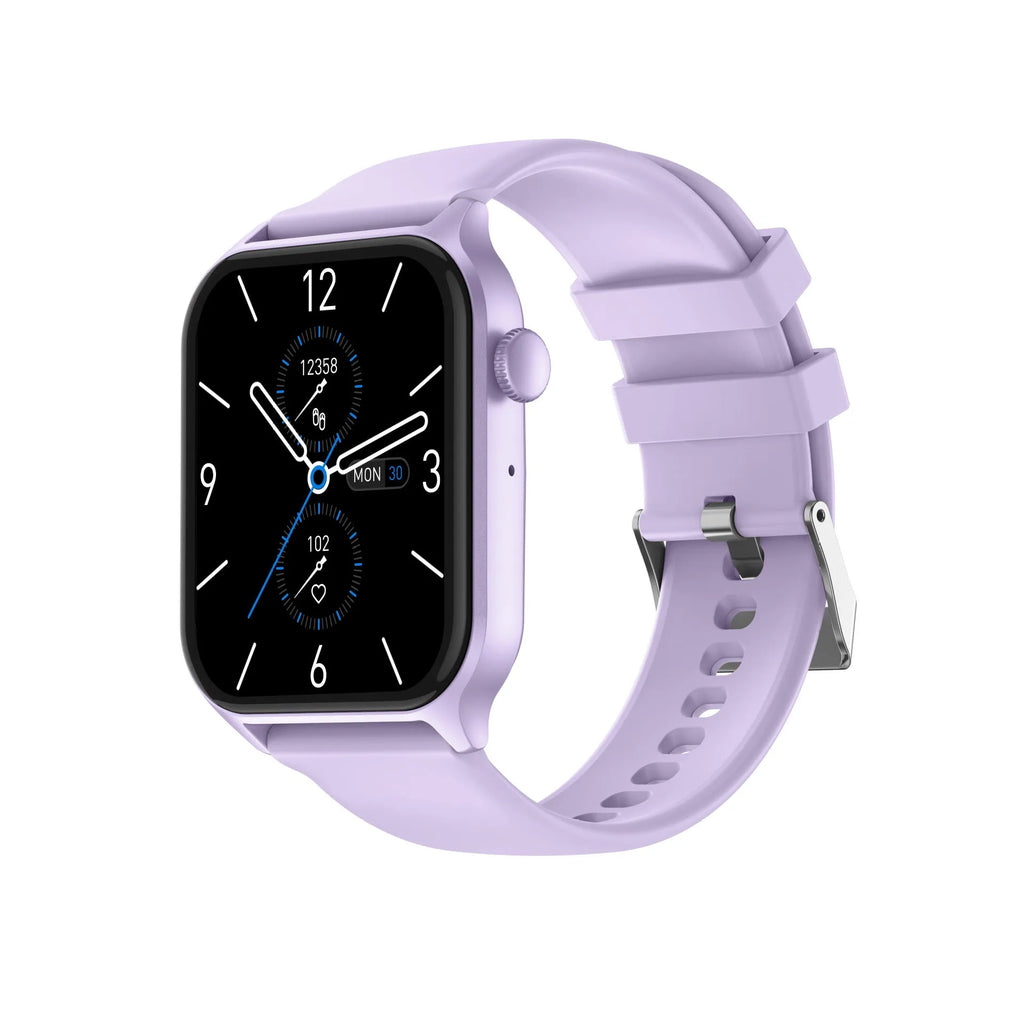 Z145 smart watch displaying health metrics on colour screen, available in six colours including black, dark gray and rose gold