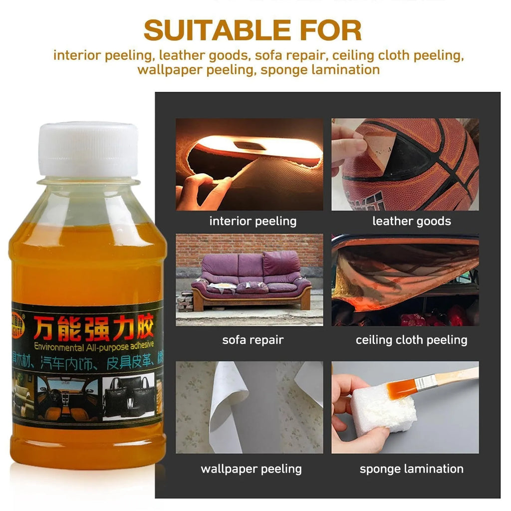 100ml automotive roof lining repair adhesive fabric glue bottle