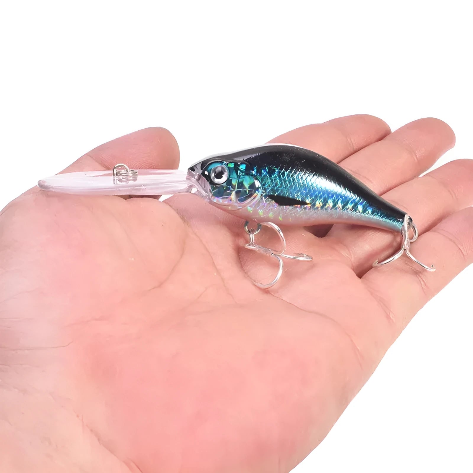 Little Fat Man deep diving long tongue board mino fishing lure, 10.5cm length