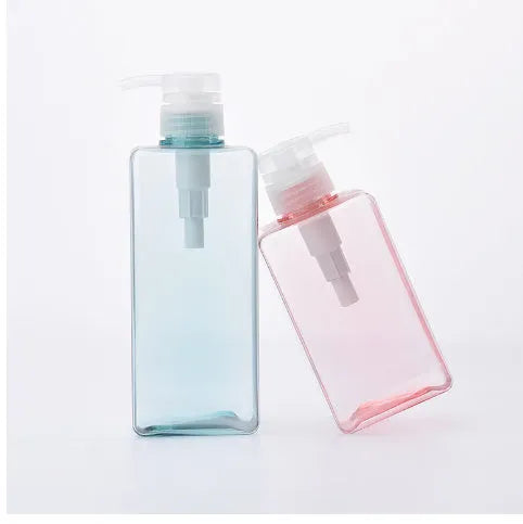 Plastic replacement bottle for lotion hand sanitiser shampoo in multiple sizes and colours