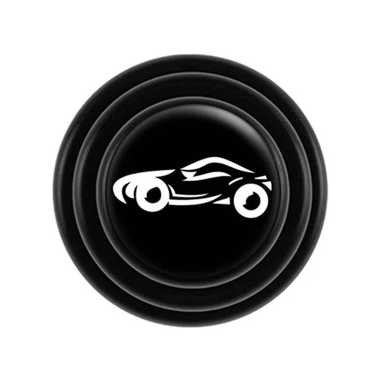 Black silicone car door shock pad with 20mm thickness for vehicle protection