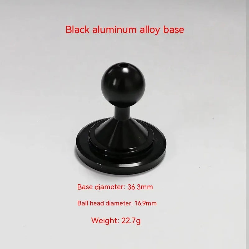 Aluminium alloy universal dashboard base plate for gauge mounting in silver or black colour