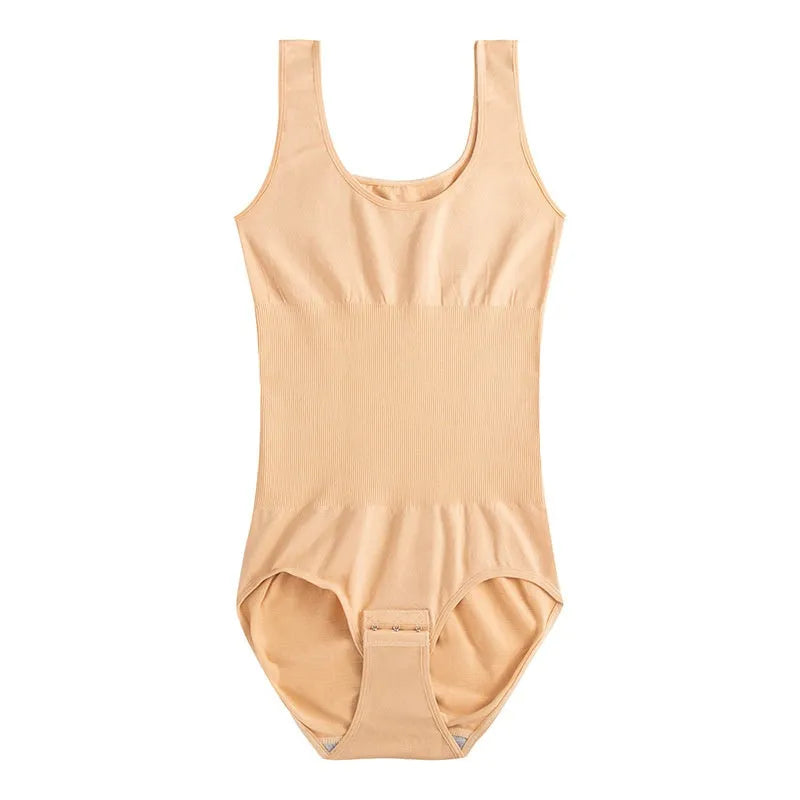 Seamless one-piece bodysuit shapewear for women in multiple colours.
