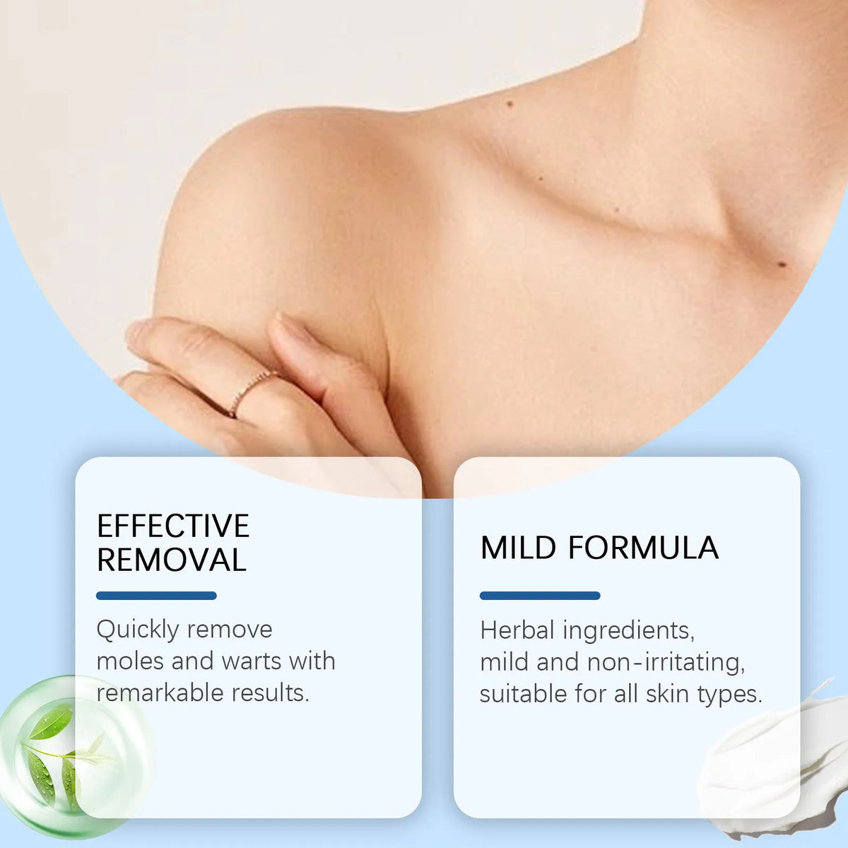 20g cooling neck cream tube with mint and honeysuckle extracts, 3 x 1.8 x 13.8cm