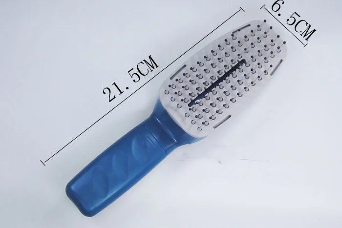 Negative ion pet comb with removable brush head for grooming and odour removal
